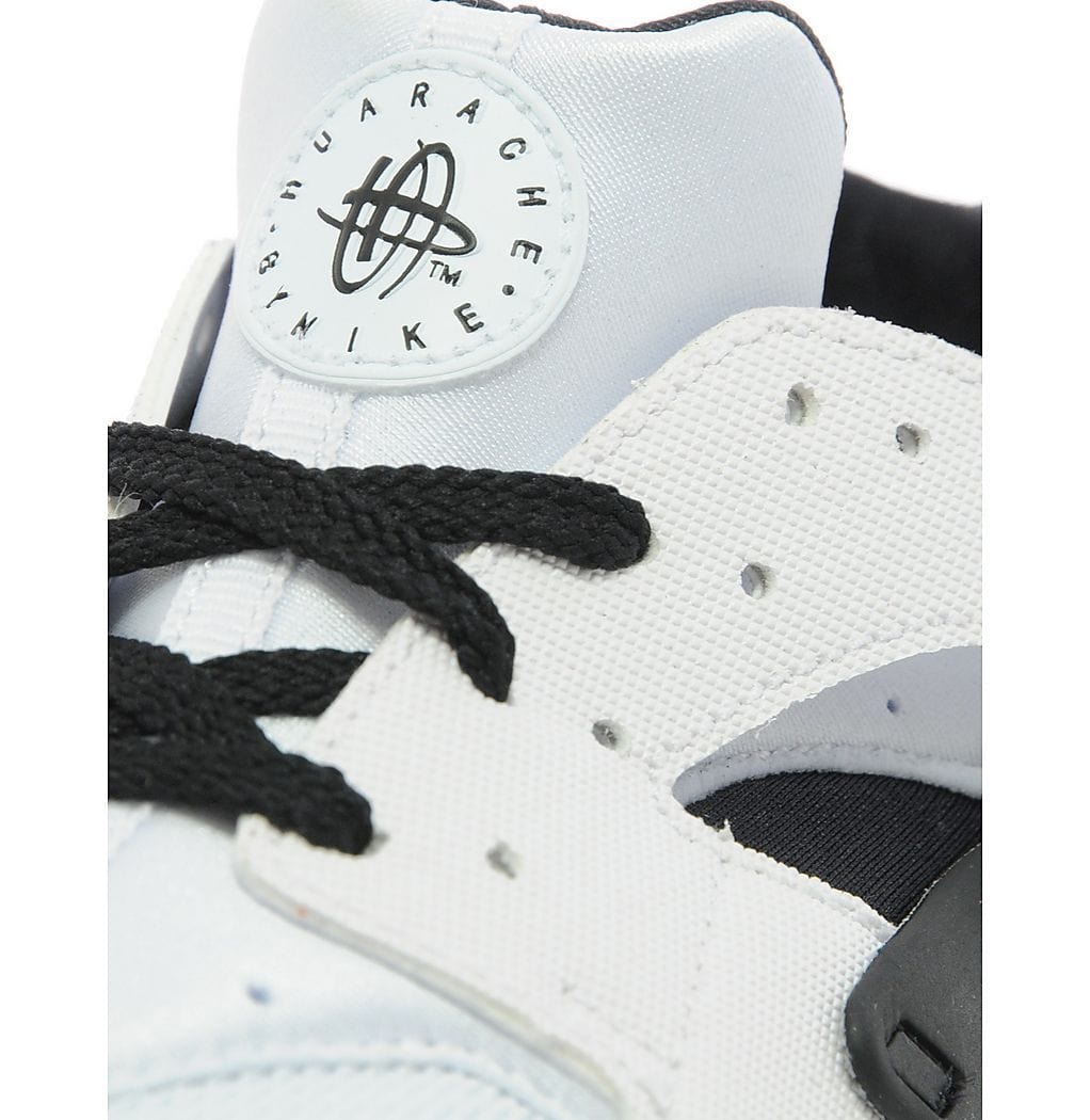 Nike Air Huarache Infant White-Black — UK 0C | EU 15 | US 0C — Side View