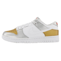 Nike Dunk Low SE Wmns 'White Metallic Gold Silver' — UK 2.5 | EU 35.5 | US 5 — Front View