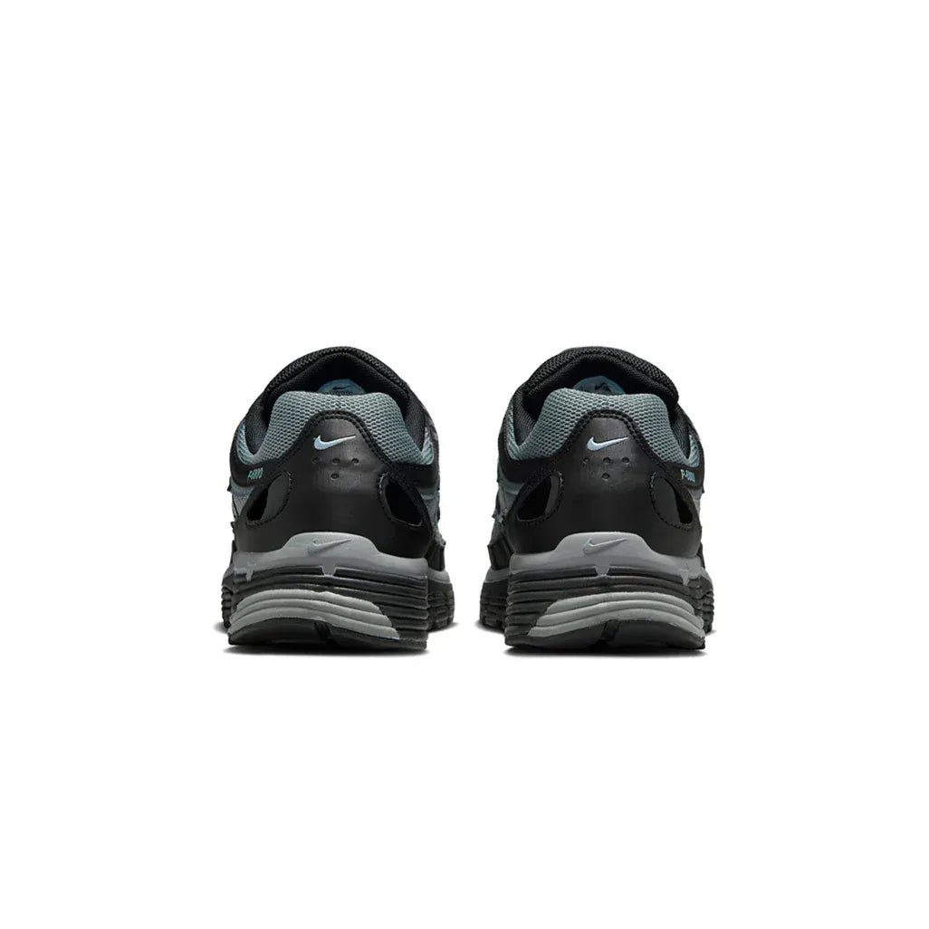 Nike P-6000 Black Cool Grey Celestine Blue — 3 UK — Back View