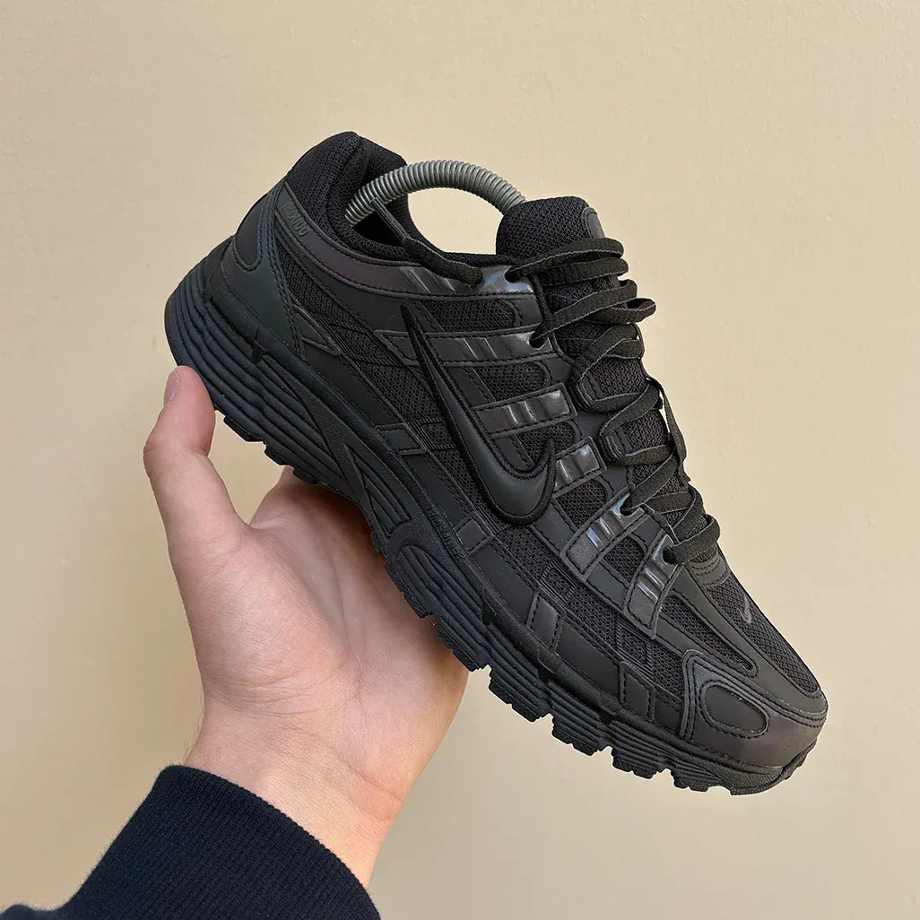 Nike P-6000 SE Black Reflective — 5.5 UK — Back View