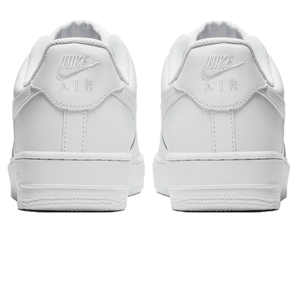 Nike Air Force 1 '07' Triple White' — UK 3 | EU 35.5 | US 3.5 — Back View