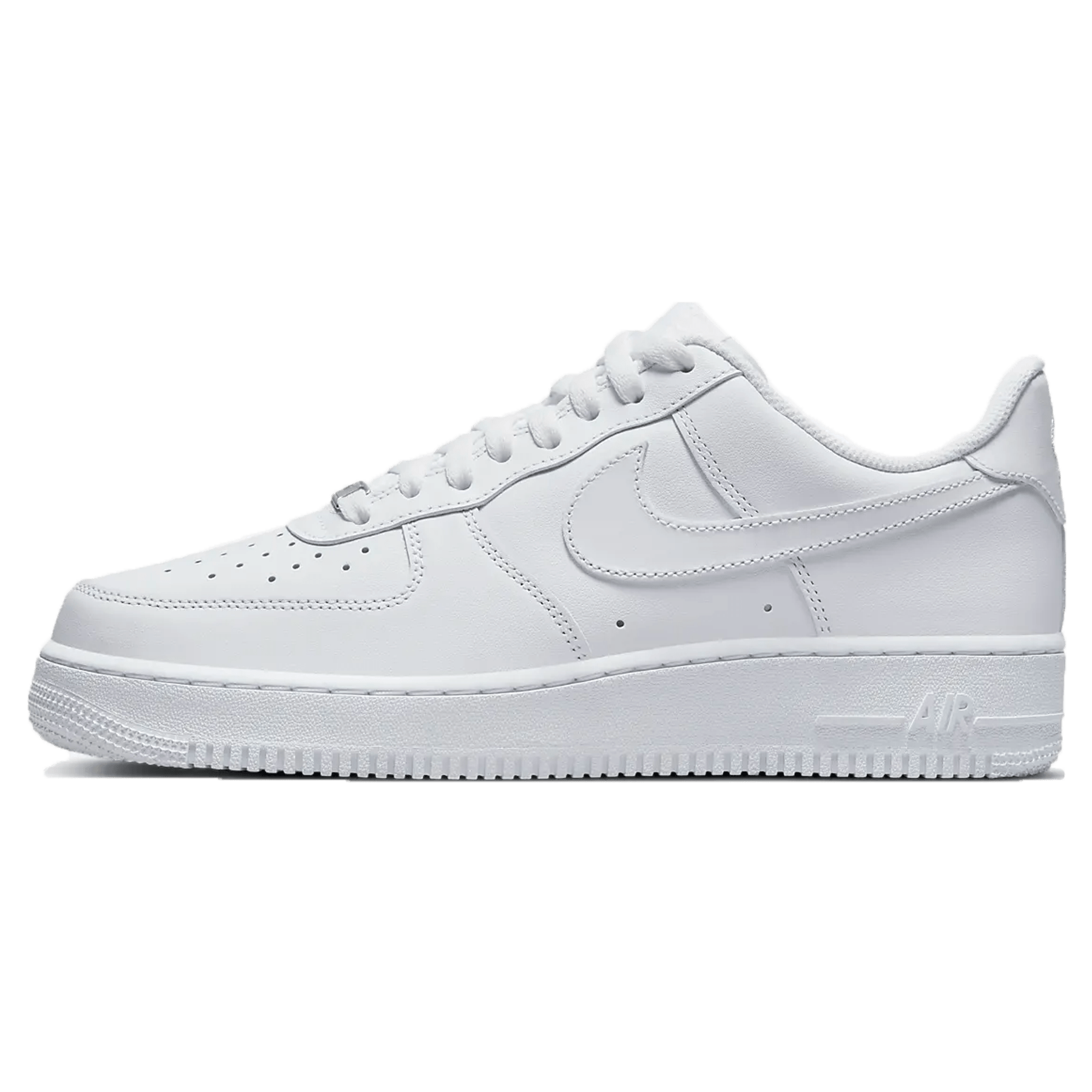 Nike Air Force 1 '07' Triple White' — UK 3 | EU 35.5 | US 3.5 — Front View