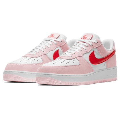 Nike Air Force 1 Low '07 QS 'Valentine’s Day Love Letter' — UK 3 | EU 35.5 | US 3.5 — Side View