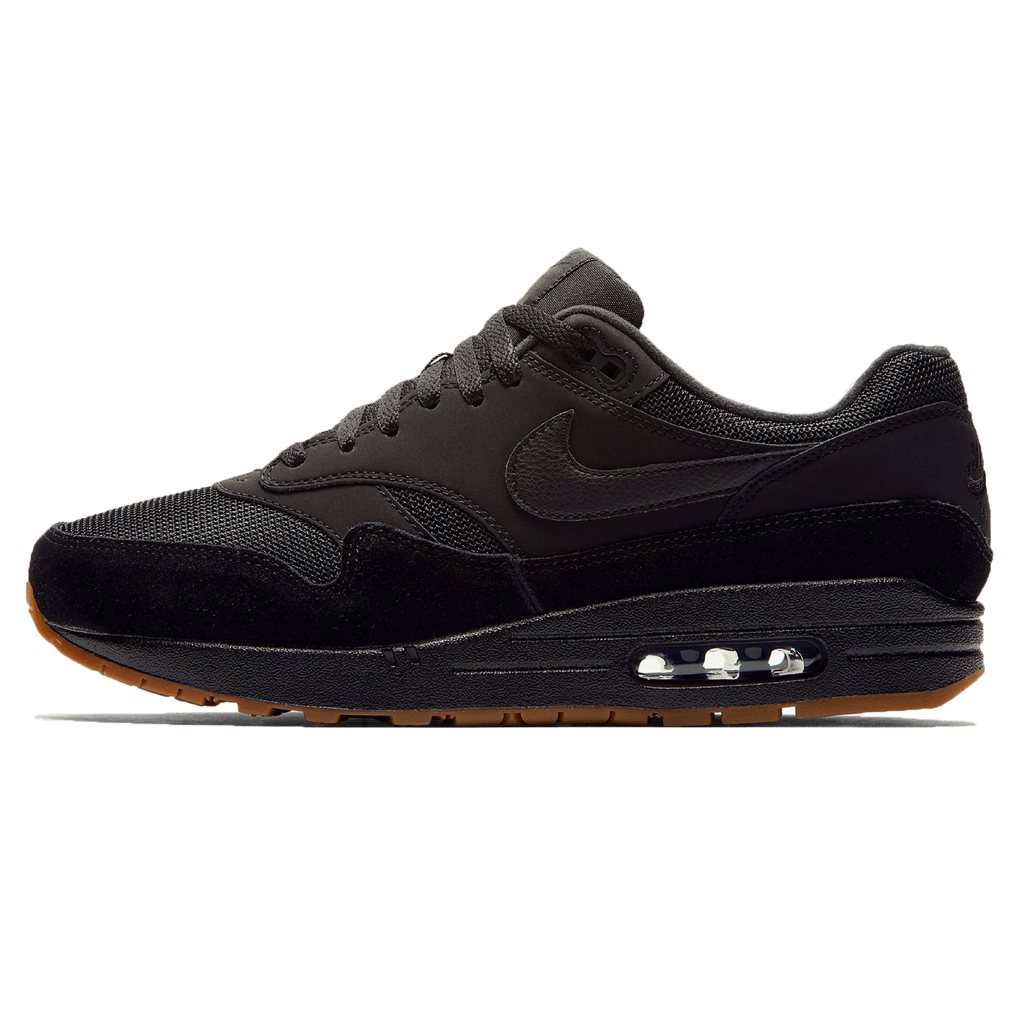 Nike Air Max 1 Black Gum — UK 3 | EU 35.5 | US 3.5 — Front View
