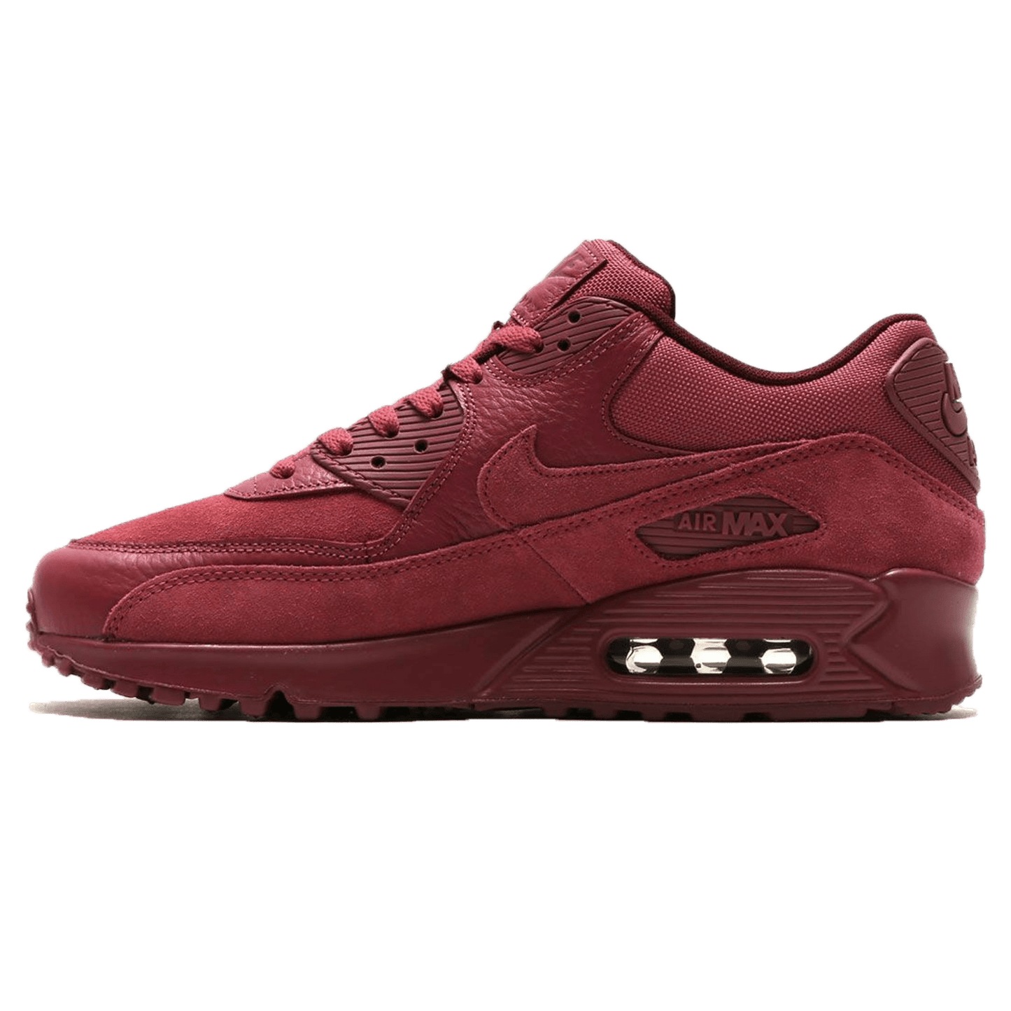 Nike Air Max 90 Premium 'Vintage Wine' — UK 3 | EU 35.5 | US 3.5 — Front View