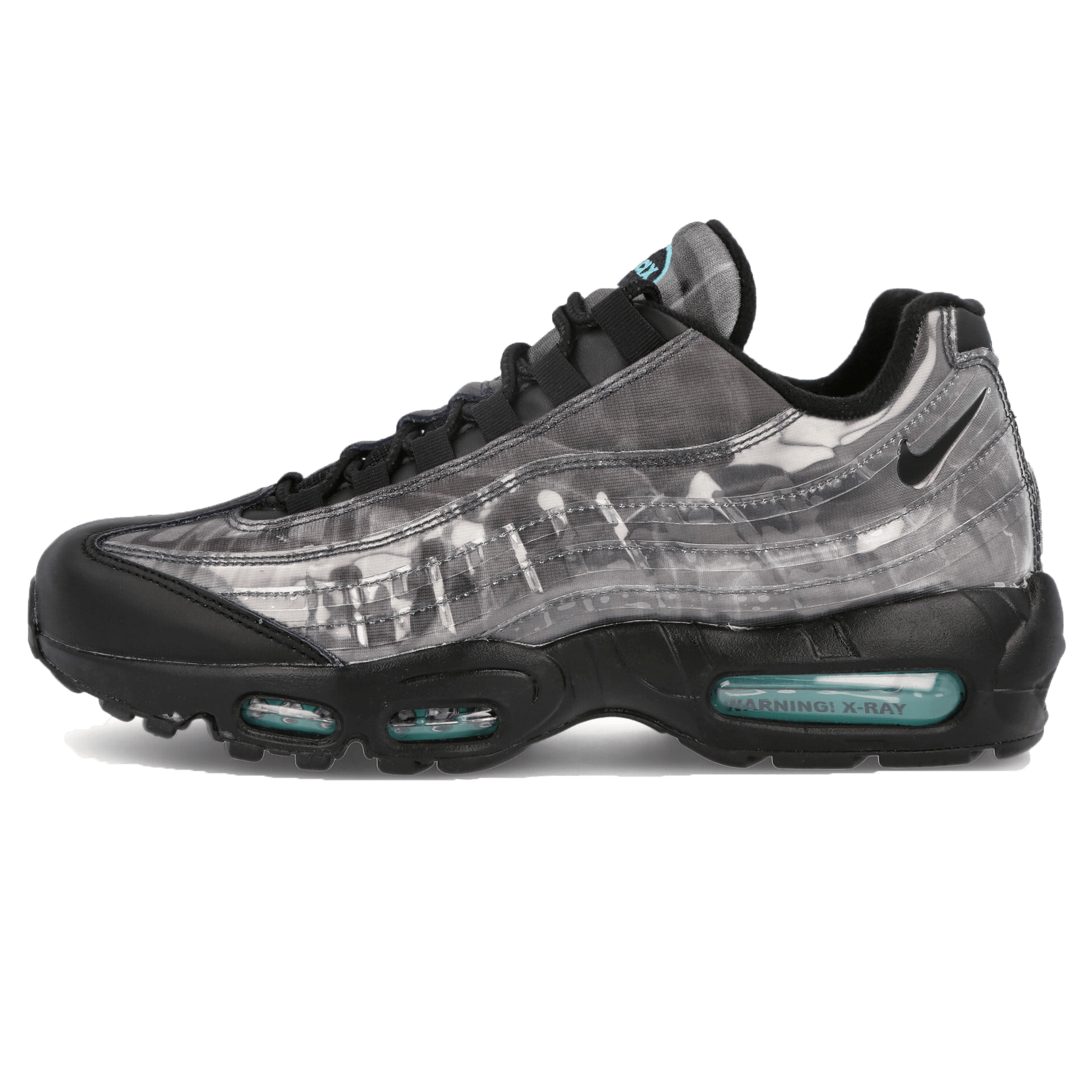 Nike Air Max 95 'Black Aurora Green' — UK 3 | EU 35.5 | US 3.5 — Front View