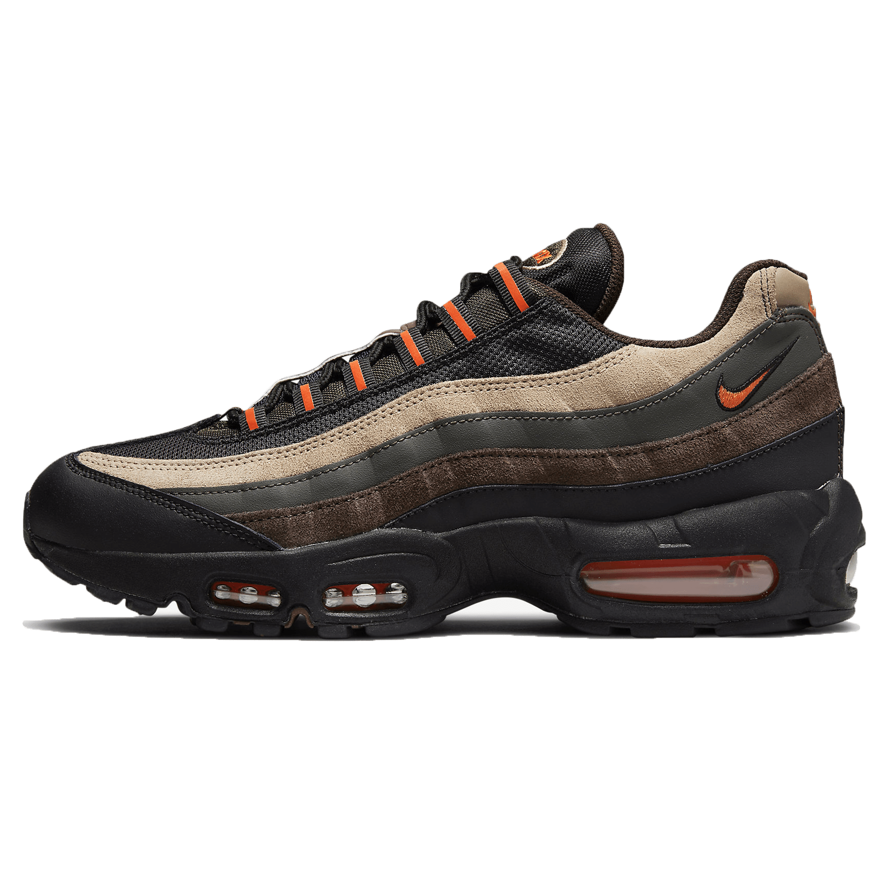 Nike Air Max 95 'Dark Army' — UK 3 | EU 35.5 | US 3.5 — Front View