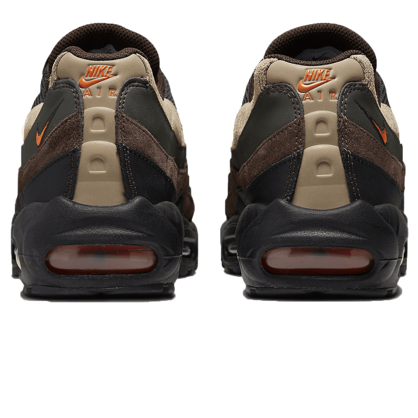 Nike Air Max 95 'Dark Army' — UK 3 | EU 35.5 | US 3.5 — Back View