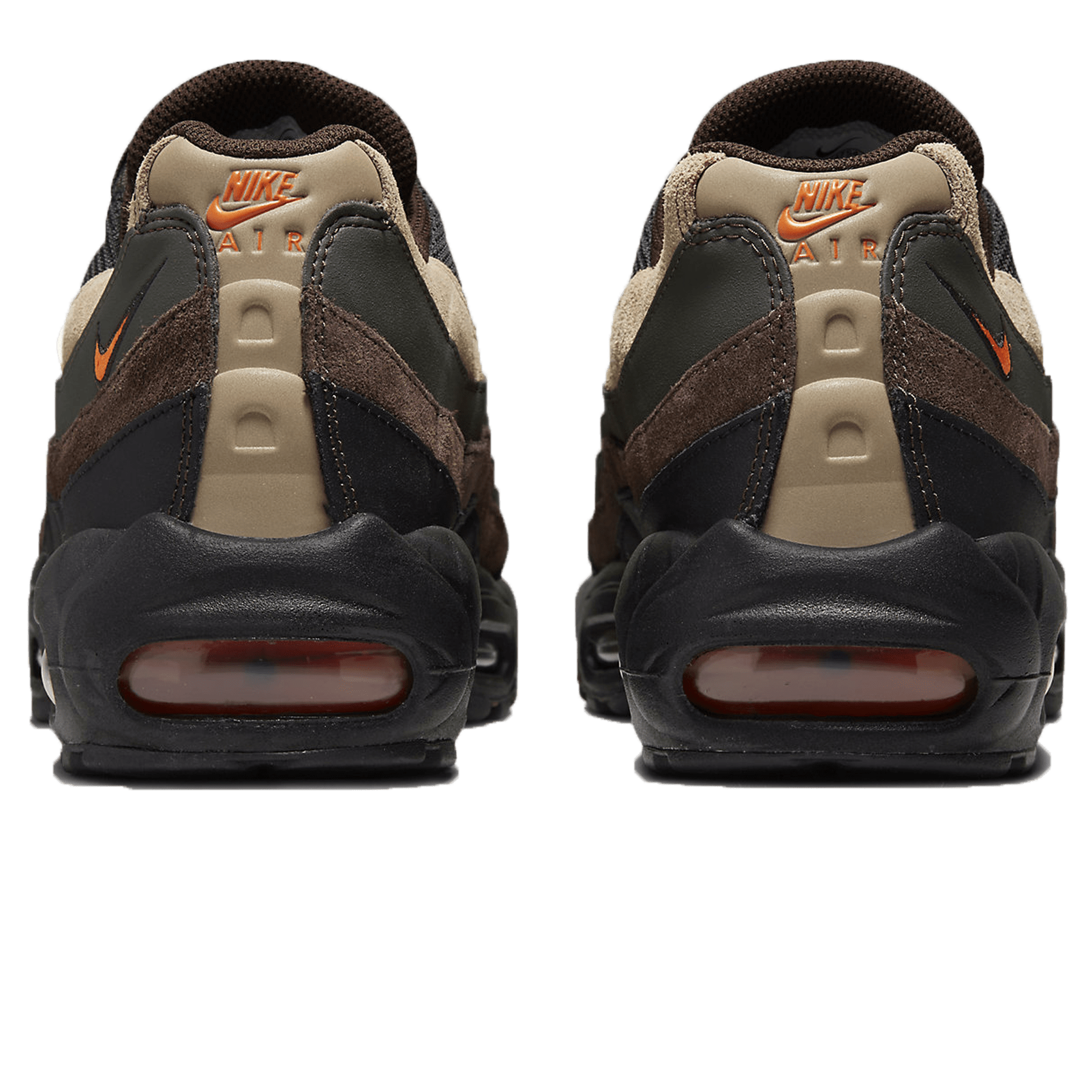 Nike Air Max 95 'Dark Army' — UK 3 | EU 35.5 | US 3.5 — Back View