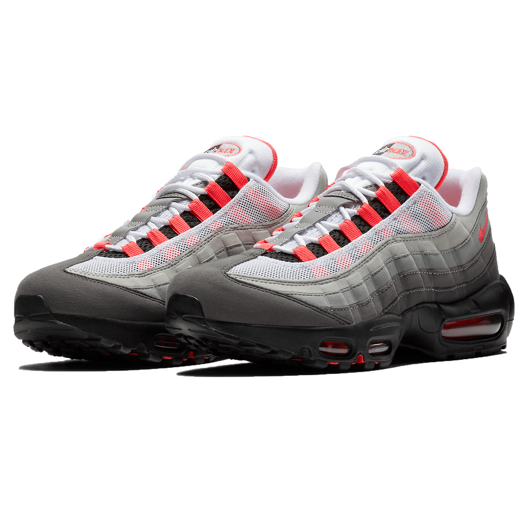 Nike Air Max 95 OG Solar Red — UK 3 | EU 35.5 | US 3.5 — Side View