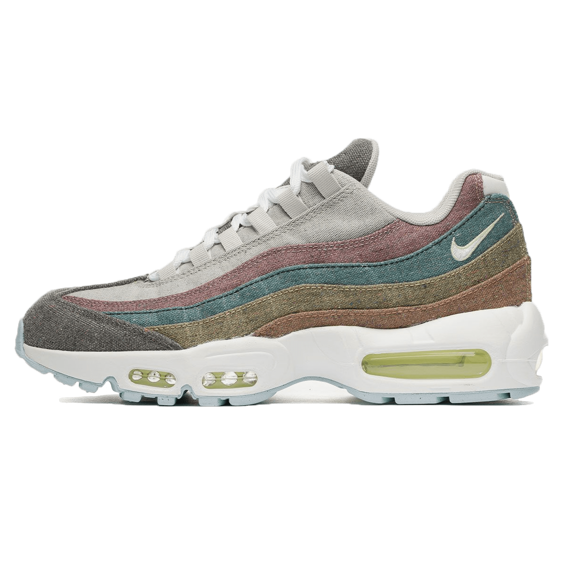 Nike Air Max 95 'Recycled Canvas Pack' — UK 3 | EU 35.5 | US 3.5 — Front View