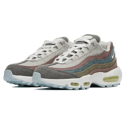 Nike Air Max 95 'Recycled Canvas Pack' — UK 3 | EU 35.5 | US 3.5 — Side View