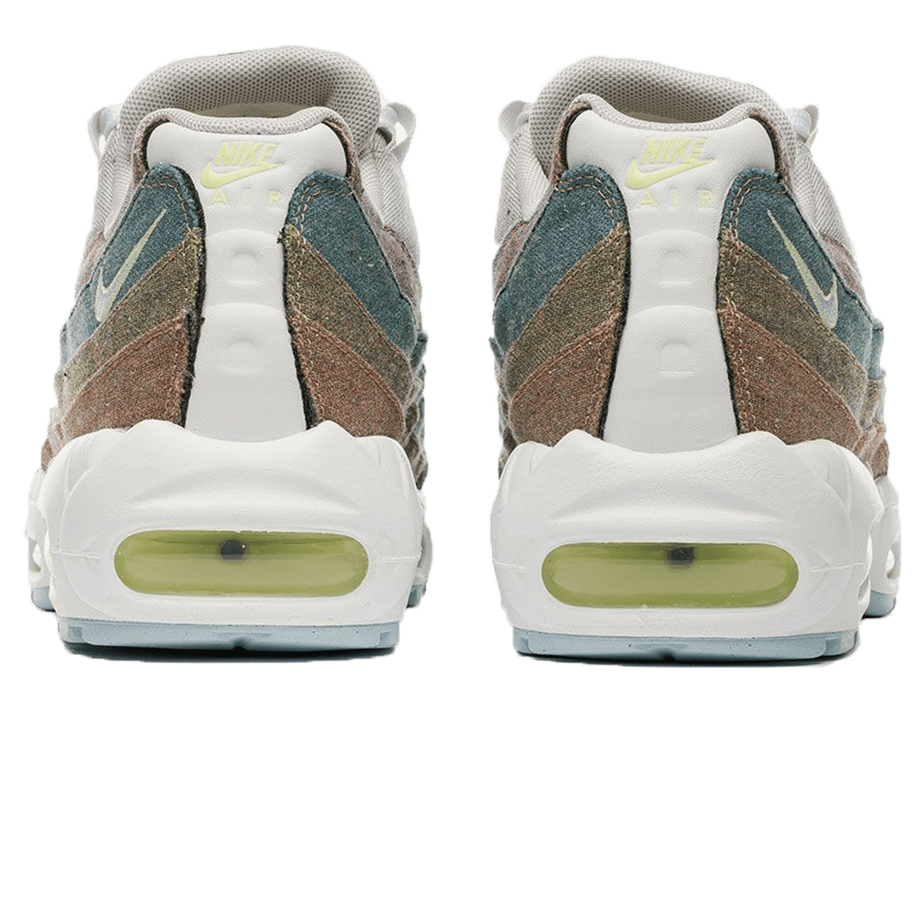 Nike Air Max 95 'Recycled Canvas Pack' — UK 3 | EU 35.5 | US 3.5 — Back View