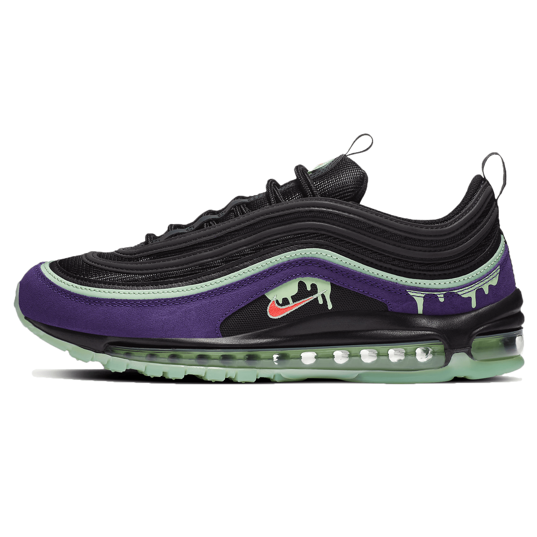 Nike Air Max 97 'Halloween Slime' — UK 3 | EU 35.5 | US 3.5 — Front View