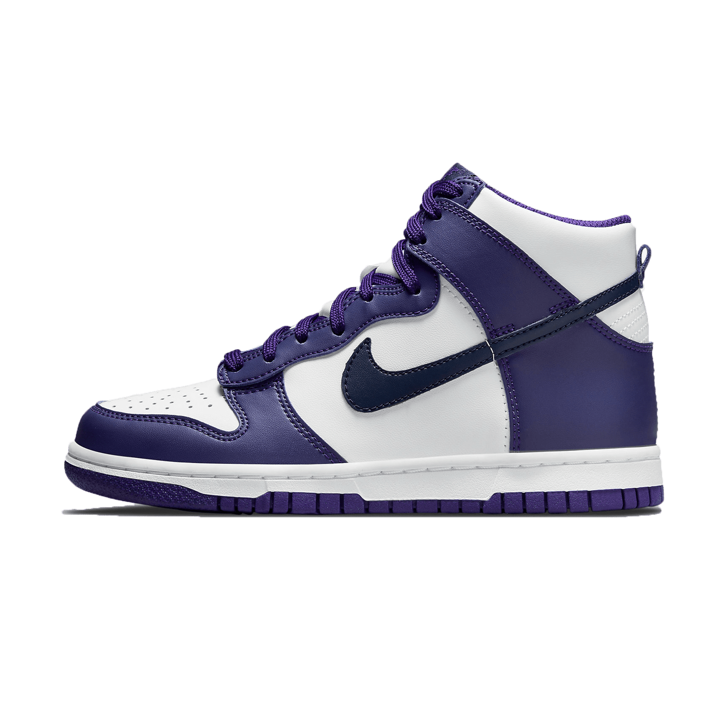 Nike Dunk High GS 'Purple Midnight Navy' — UK 13.5 | EU 32 | US 1Y — Front View
