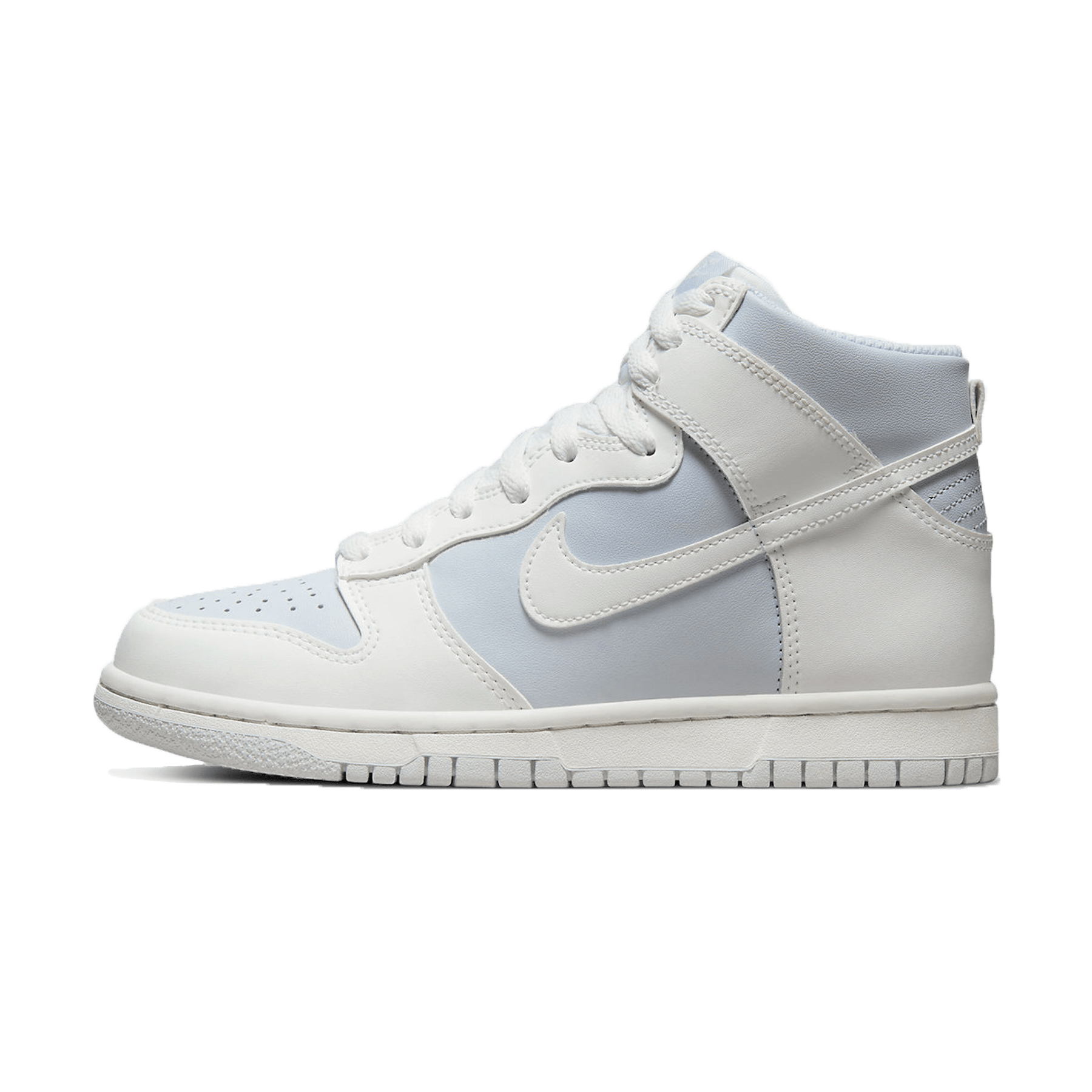 Nike Dunk High GS 'Summit White Football Grey' — UK 13.5 | EU 32 | US 1Y — Front View