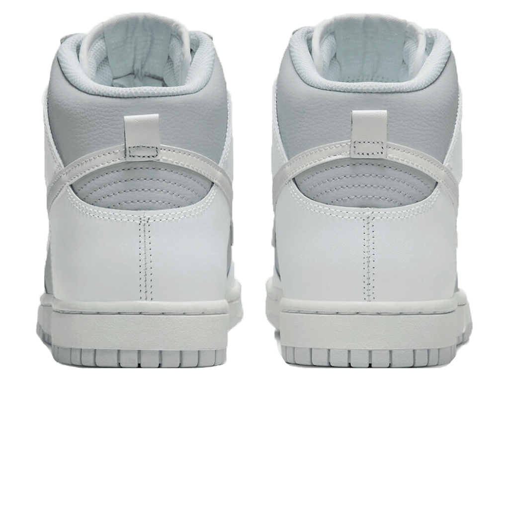 Nike Dunk High Grey White — UK 3 | EU 35.5 | US 3.5 — Back View
