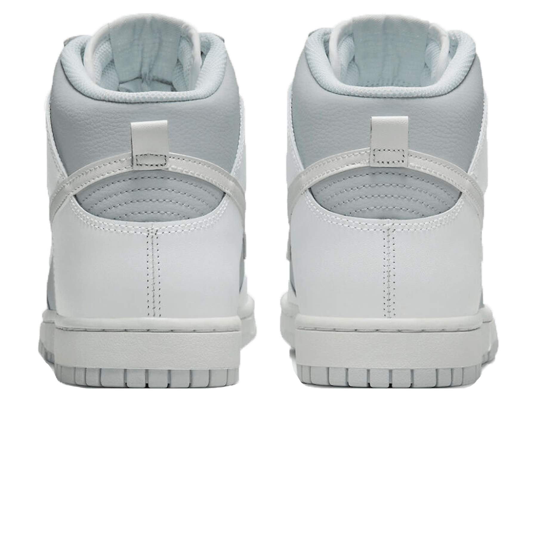 Nike Dunk High Grey White — UK 3 | EU 35.5 | US 3.5 — Back View