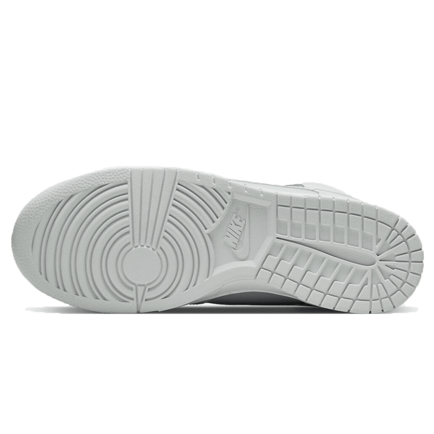 Nike Dunk High Grey White — UK 3 | EU 35.5 | US 3.5 — Top View
