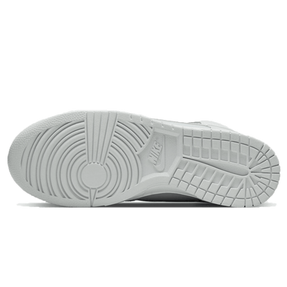 Nike Dunk High Grey White — UK 3 | EU 35.5 | US 3.5 — Top View