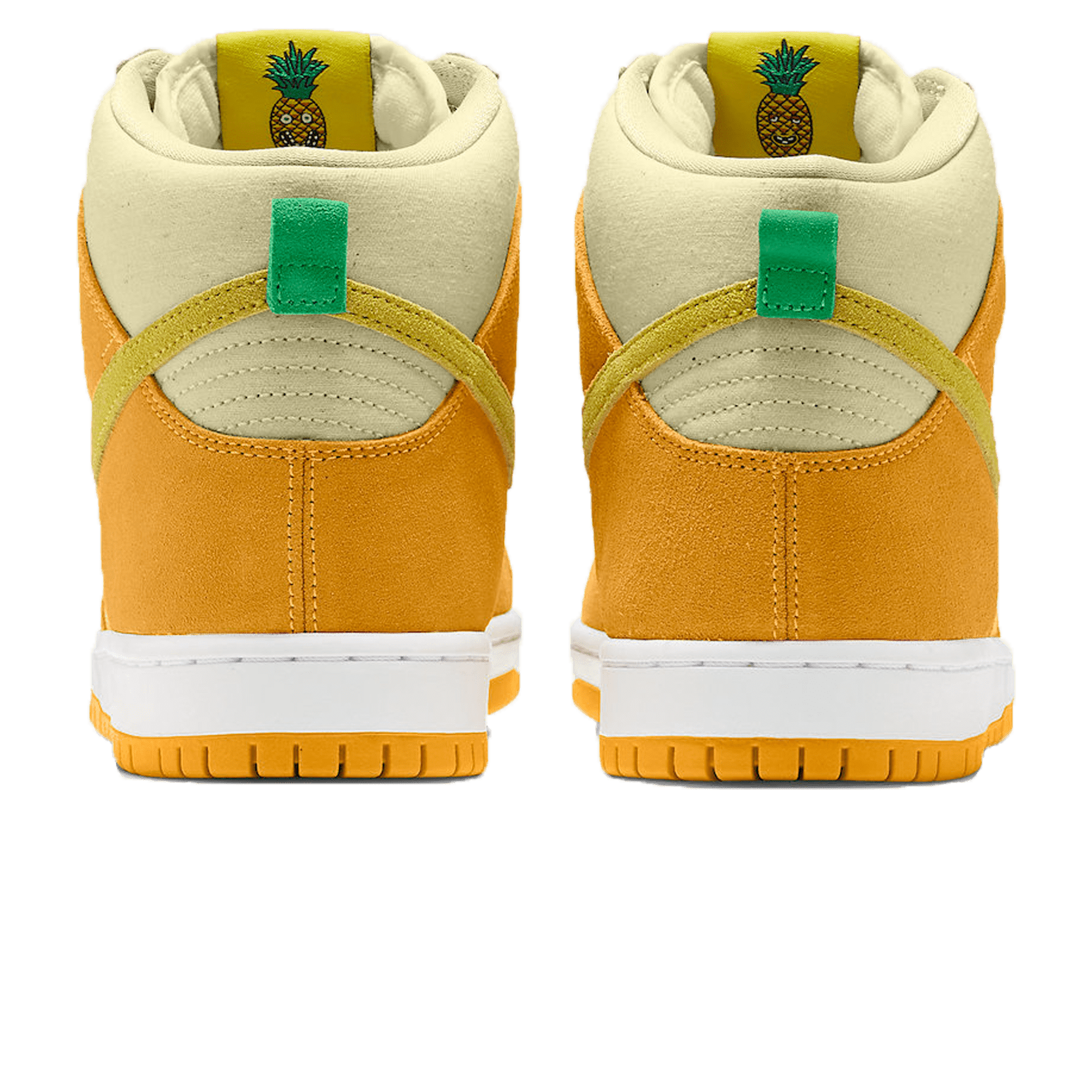 Nike Dunk High Pro SB 'Fruity Pack - Pineapple' — UK 3 | EU 35.5 | US 3.5 — Back View