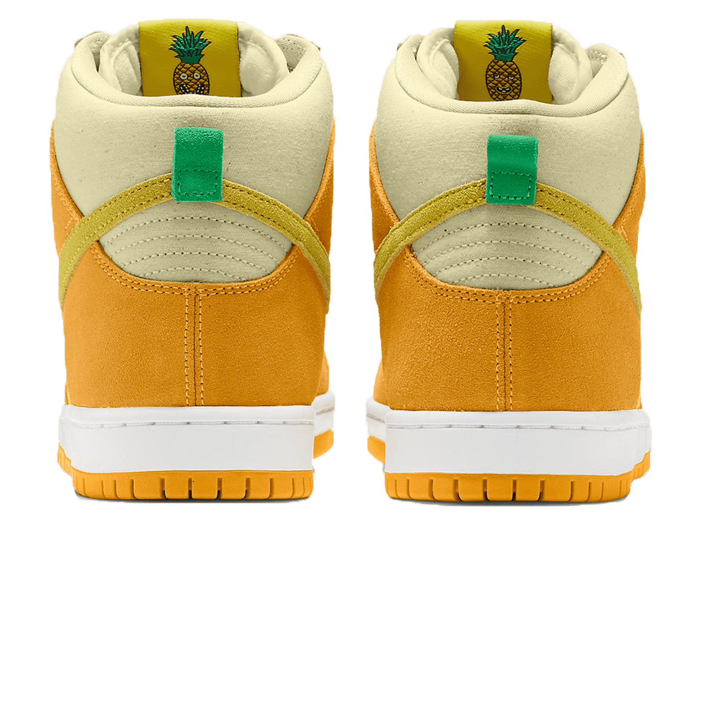 Nike Dunk High Pro SB 'Fruity Pack - Pineapple' — UK 3 | EU 35.5 | US 3.5 — Back View