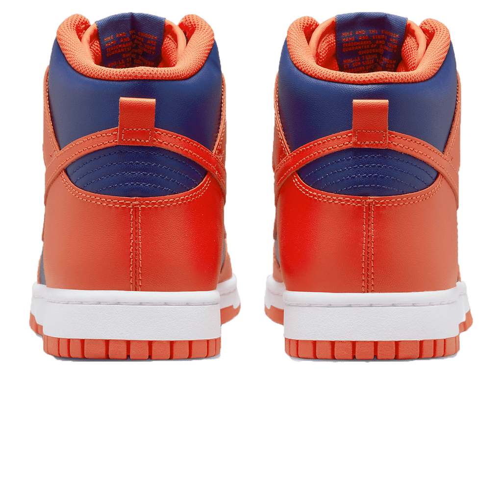 Nike Dunk High Retro 'Knicks' — UK 3 | EU 35.5 | US 3.5 — Back View