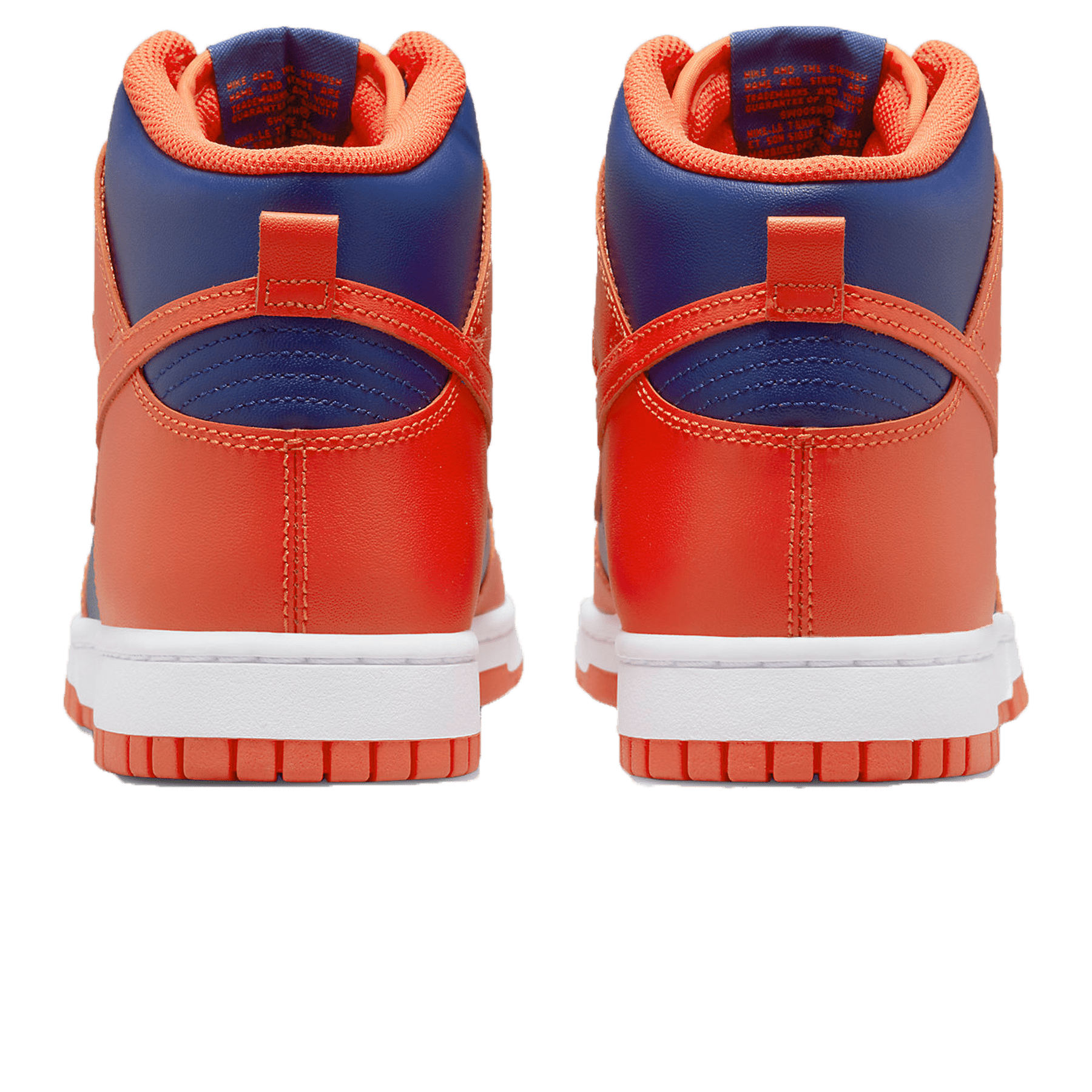 Nike Dunk High Retro 'Knicks' — UK 3 | EU 35.5 | US 3.5 — Back View