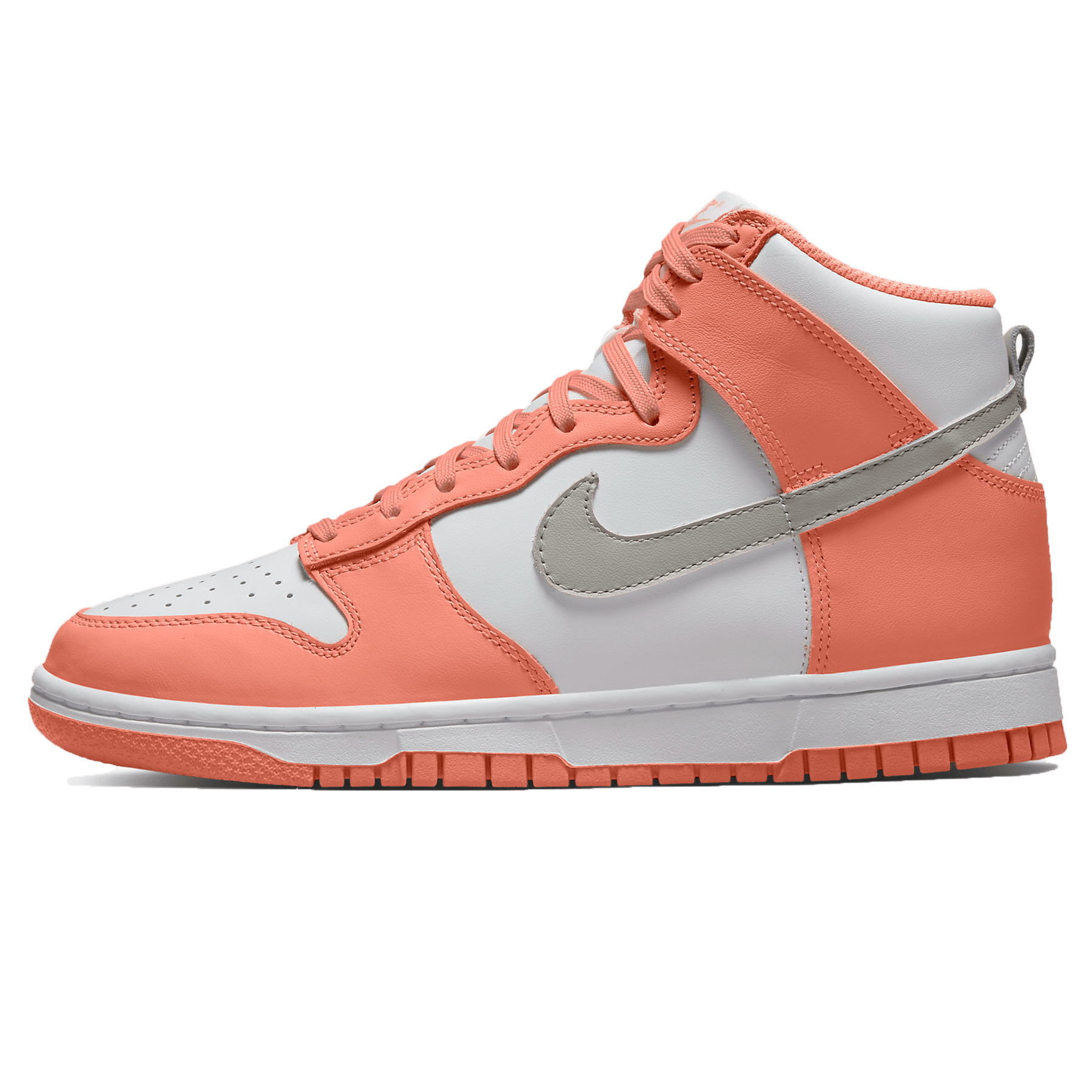 Nike Dunk High Wmns White Salmon — UK 2.5 | EU 35.5 | US 5 — Front View