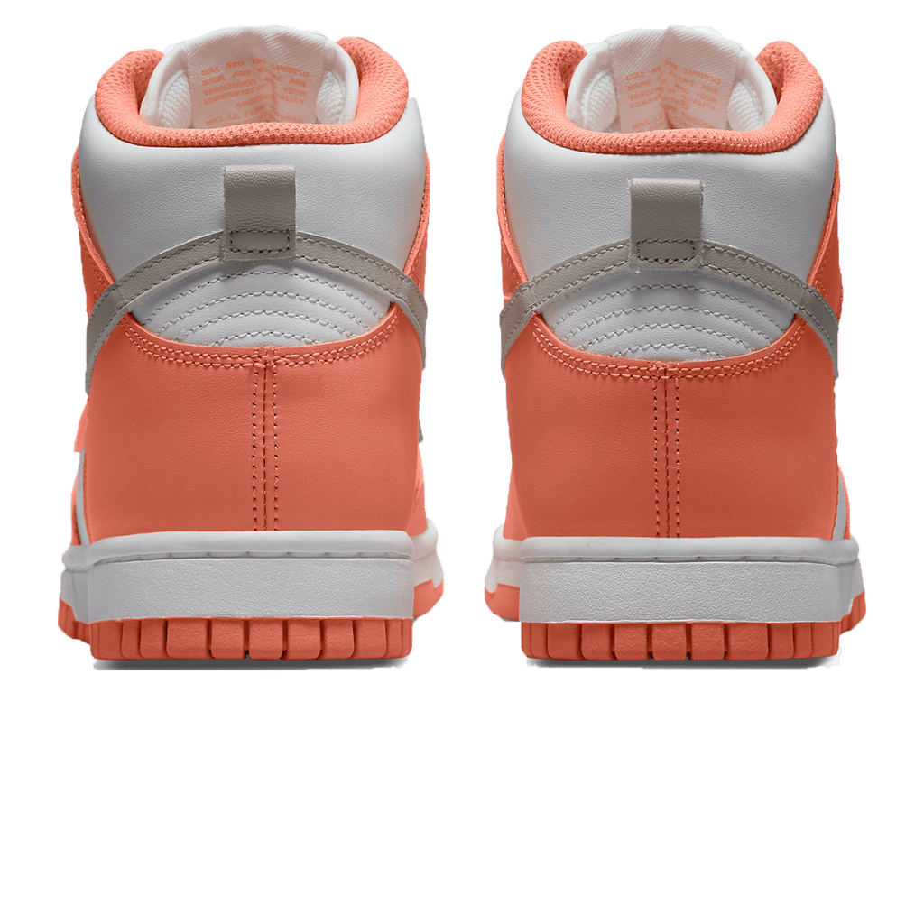 Nike Dunk High Wmns White Salmon — UK 2.5 | EU 35.5 | US 5 — Back View