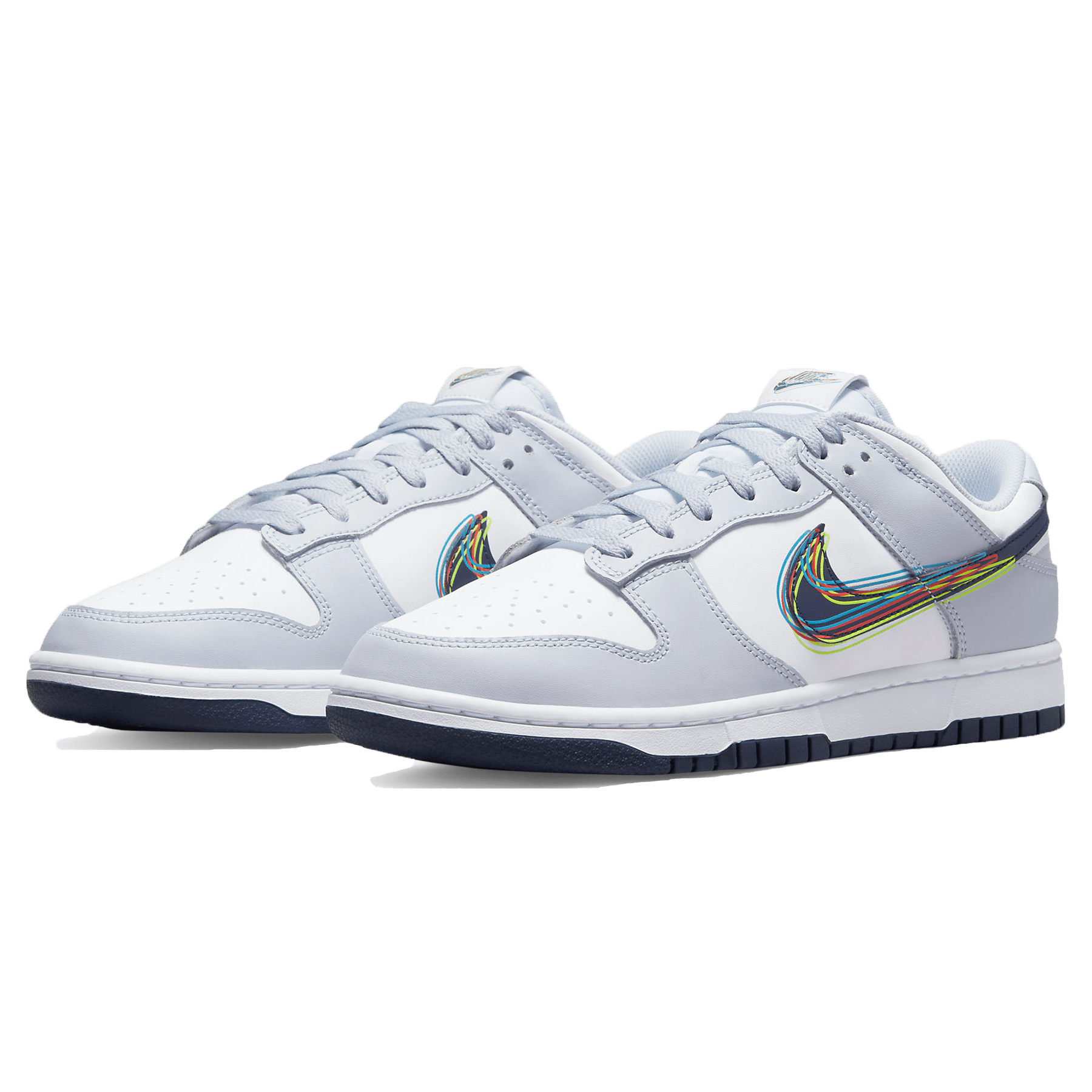 Nike Dunk Low 3D Swoosh — UK 3 | EU 35.5 | US 3.5 — Side View
