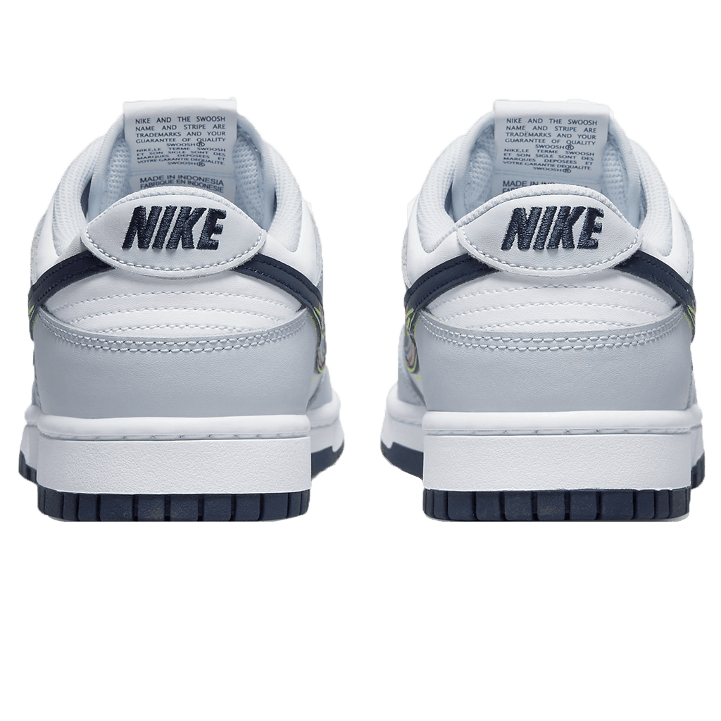 Nike Dunk Low 3D Swoosh — UK 3 | EU 35.5 | US 3.5 — Back View