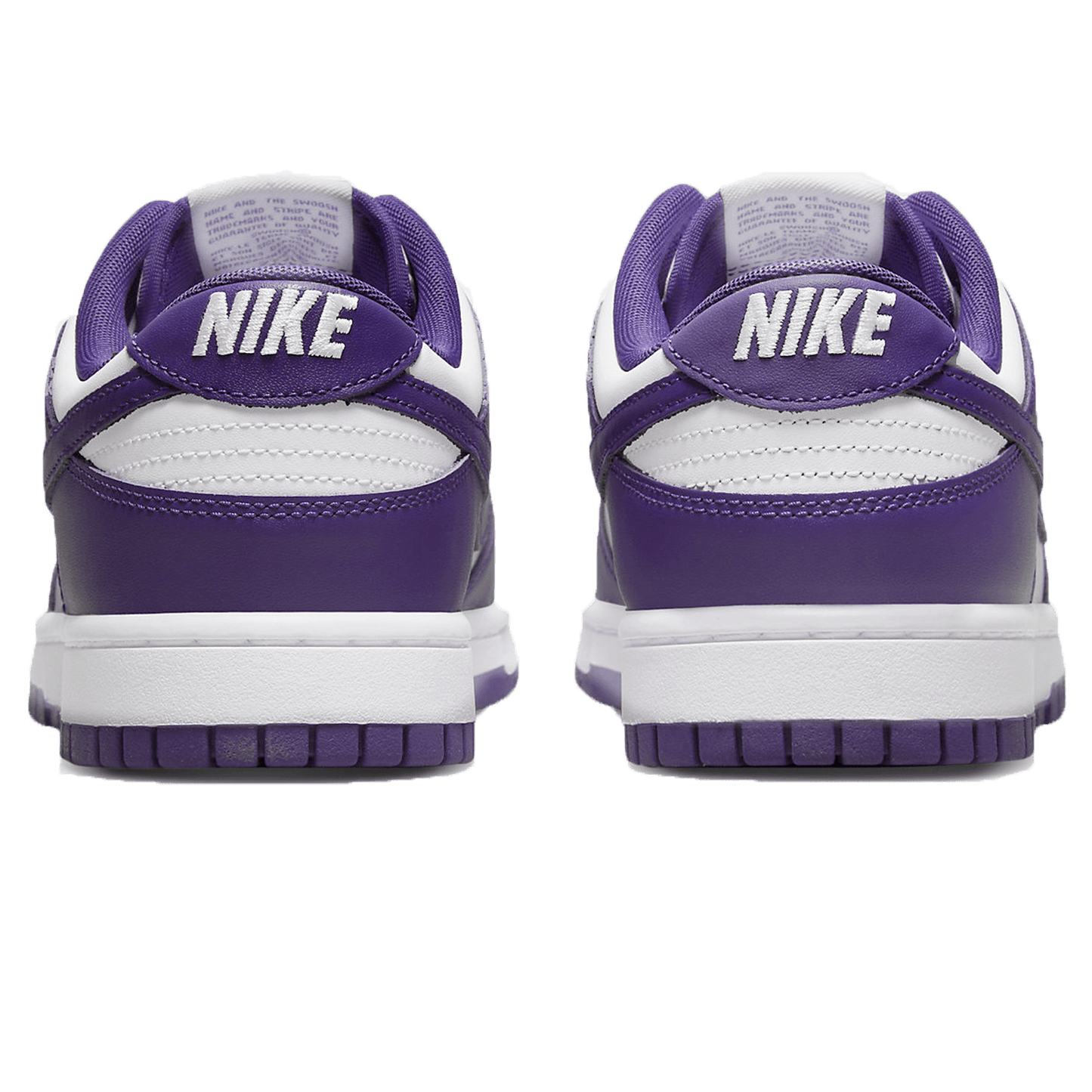 Nike Dunk Low 'Court Purple' — UK 3 | EU 35.5 | US 3.5 — Top View