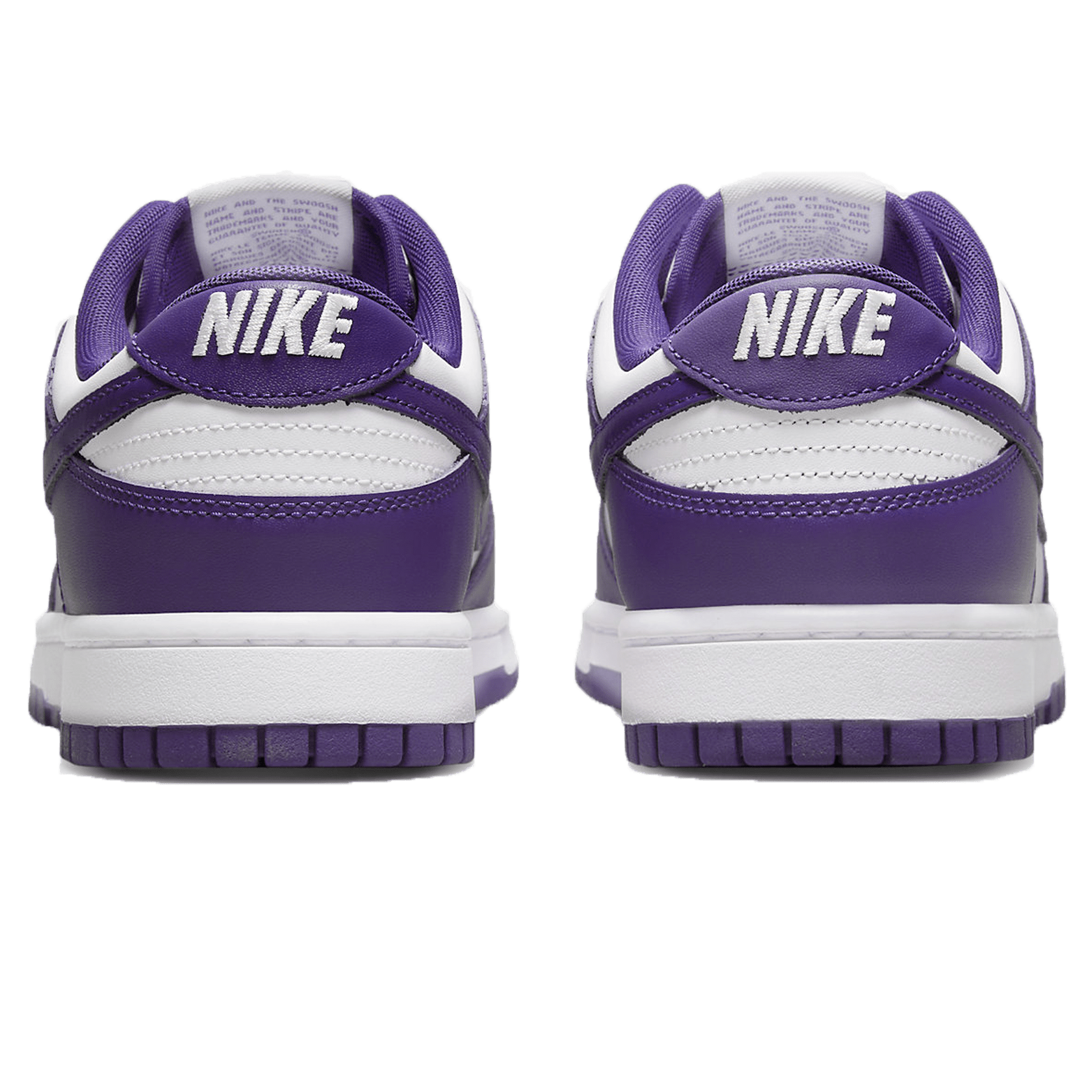 Nike Dunk Low 'Court Purple' — UK 3 | EU 35.5 | US 3.5 — Top View
