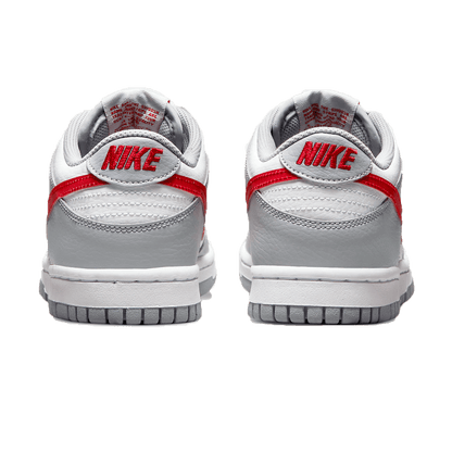 Nike Dunk Low GS 'Grey Red' — UK 13.5 | EU 32 | US 1Y — Back View