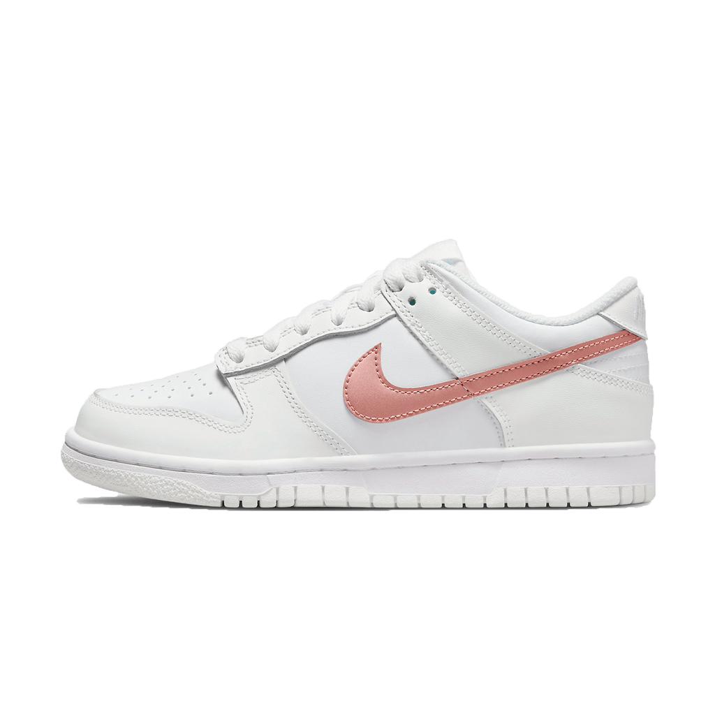 Nike Dunk Low GS 'White Metallic Red Bronze' — UK 13.5 | EU 32 | US 1Y — Front View