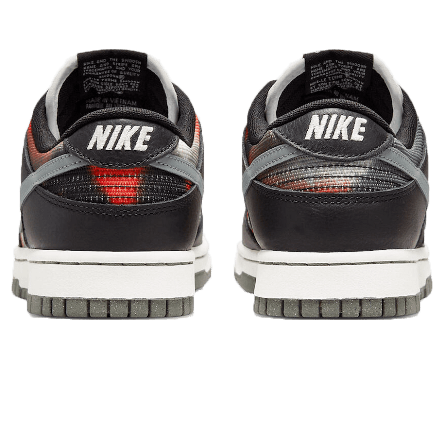 Nike Dunk Low 'Graffiti Pack - Black Red' — UK 3 | EU 35.5 | US 3.5 — Side View