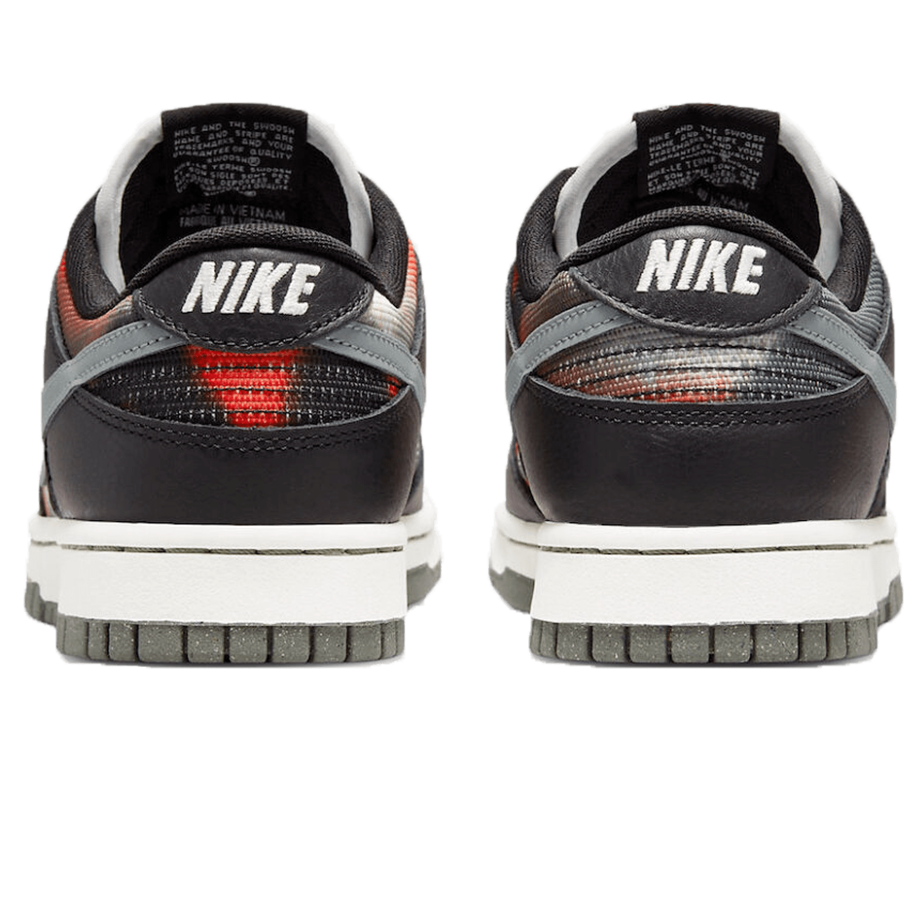 Nike Dunk Low 'Graffiti Pack - Black Red' — UK 3 | EU 35.5 | US 3.5 — Side View