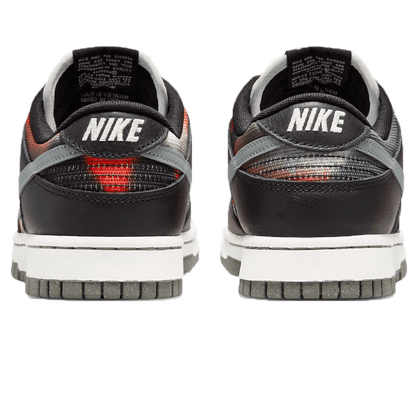 Nike Dunk Low 'Graffiti Pack - Black Red' — UK 3 | EU 35.5 | US 3.5 — Side View
