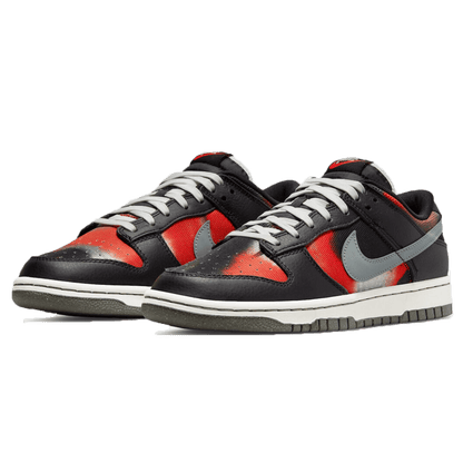 Nike Dunk Low 'Graffiti Pack - Black Red' — UK 3 | EU 35.5 | US 3.5 — Back View