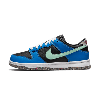 Nike Dunk Low SE GS 'Black Light Photo Blue Mint Foam' — UK 13.5 | EU 32 | US 1Y — Front View