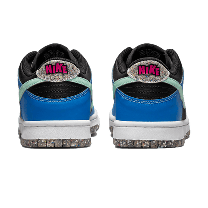 Nike Dunk Low SE GS 'Black Light Photo Blue Mint Foam' — UK 13.5 | EU 32 | US 1Y — Back View