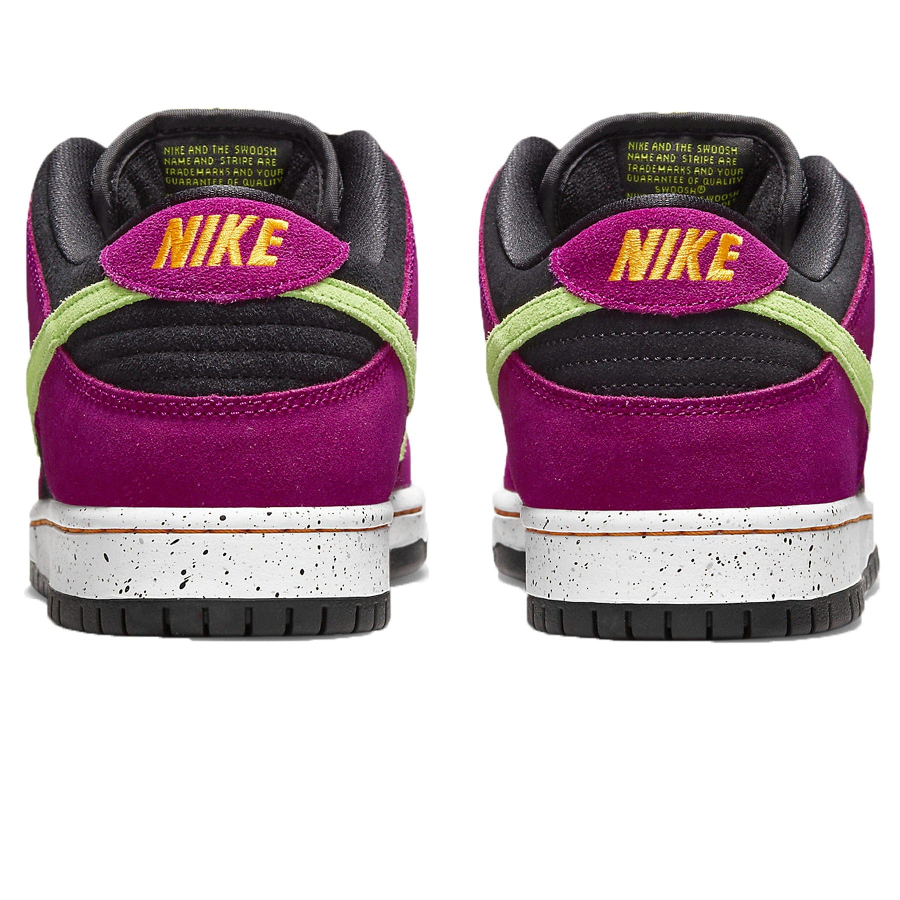 Nike Dunk Low Pro SB 'Red Plum' — UK 3 | EU 35.5 | US 3.5 — Back View