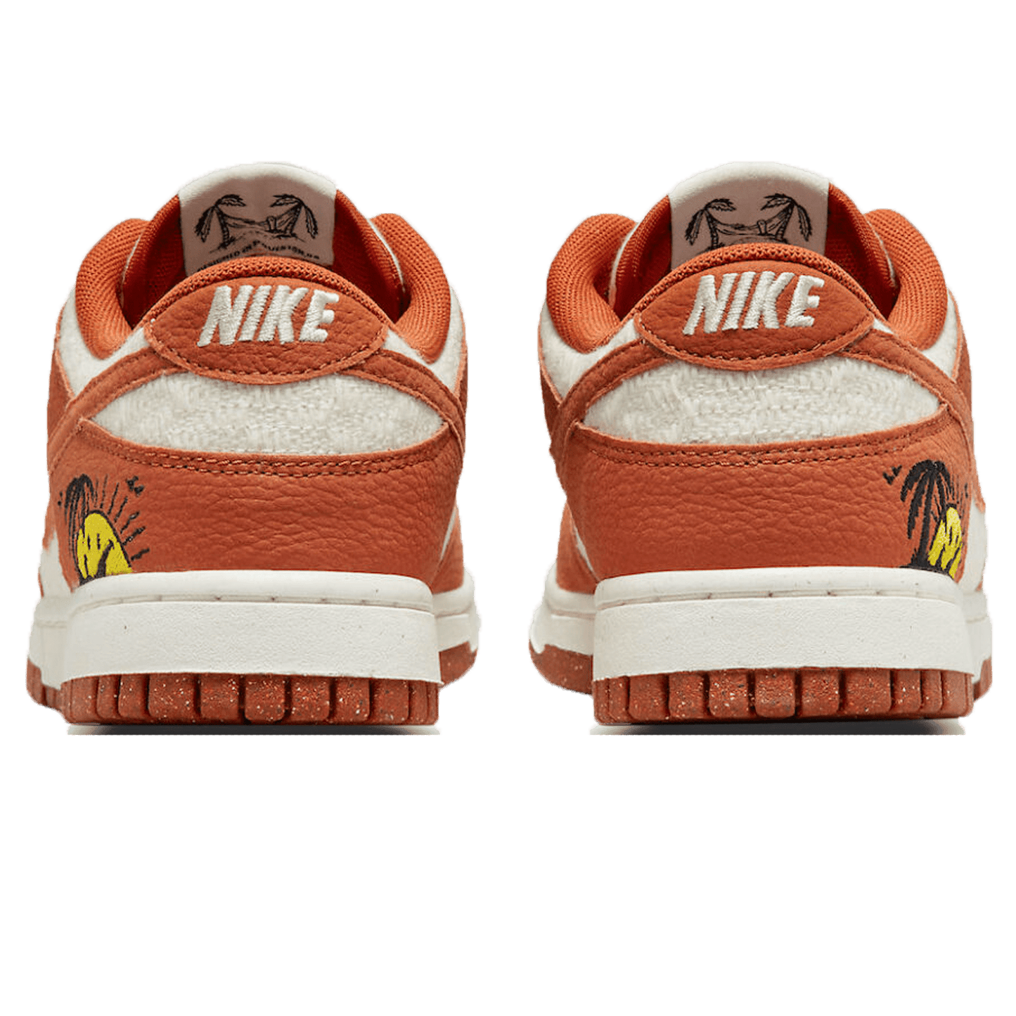 Nike Dunk Low Retro Wmns 'Sun Club' — UK 2.5 | EU 35.5 | US 5 — Back View