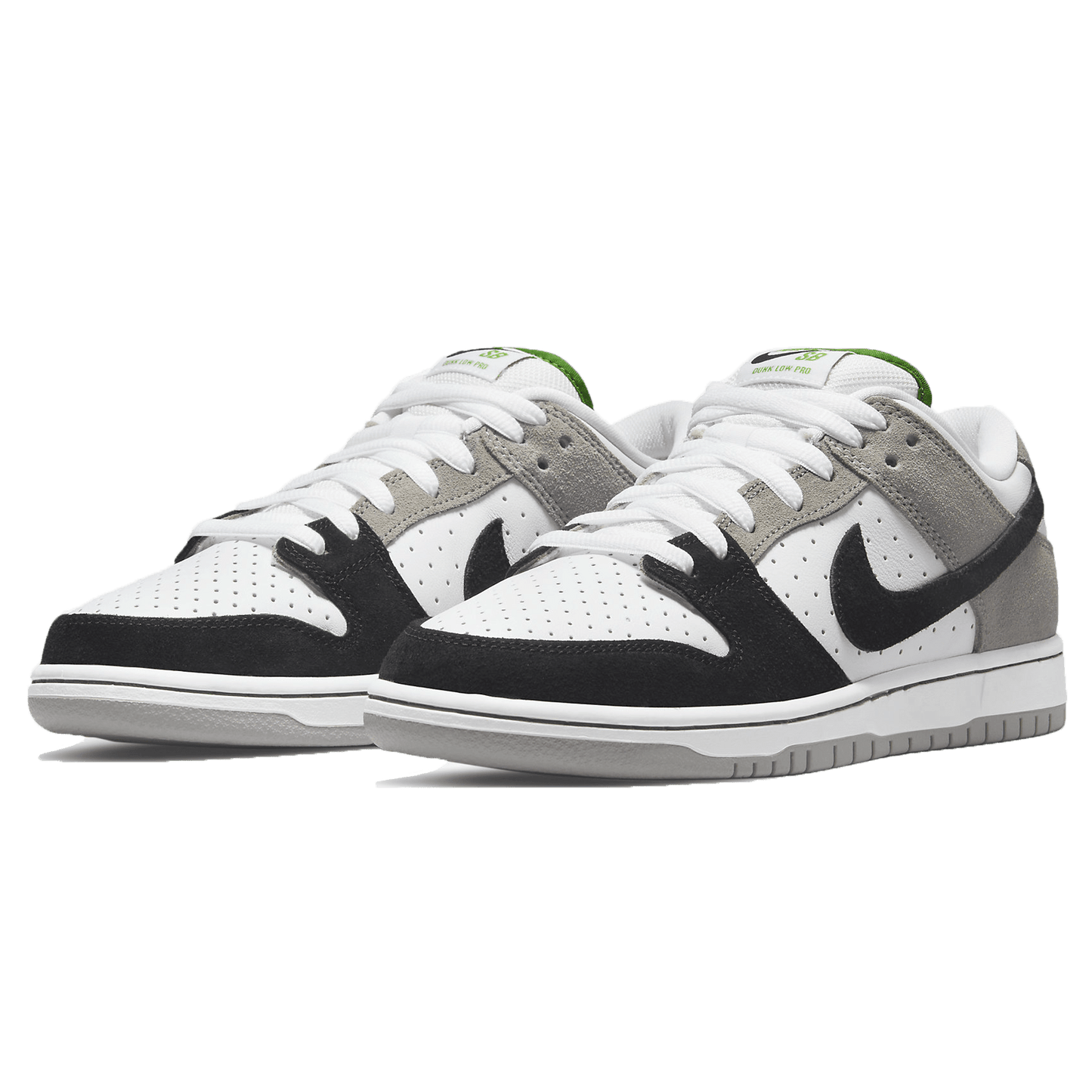 Nike Dunk Low SB 'Chlorophyll' — UK 3 | EU 35.5 | US 3.5 — Side View