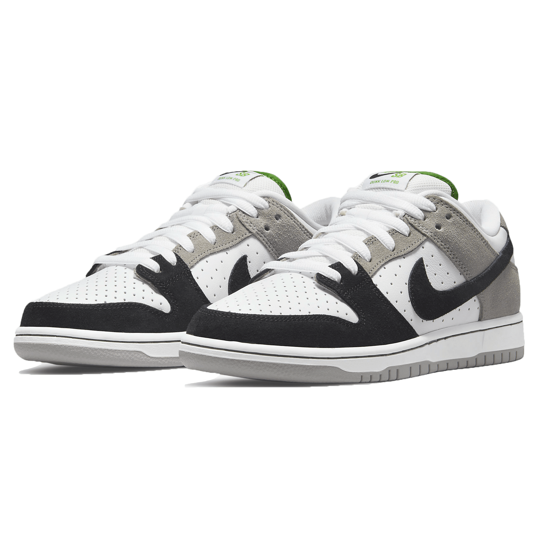 Nike Dunk Low SB 'Chlorophyll' — UK 3 | EU 35.5 | US 3.5 — Side View