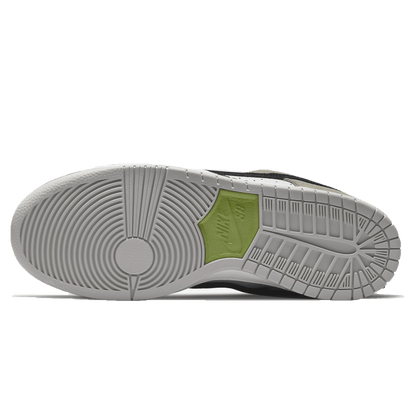 Nike Dunk Low SB 'Chlorophyll' — UK 3 | EU 35.5 | US 3.5 — Top View