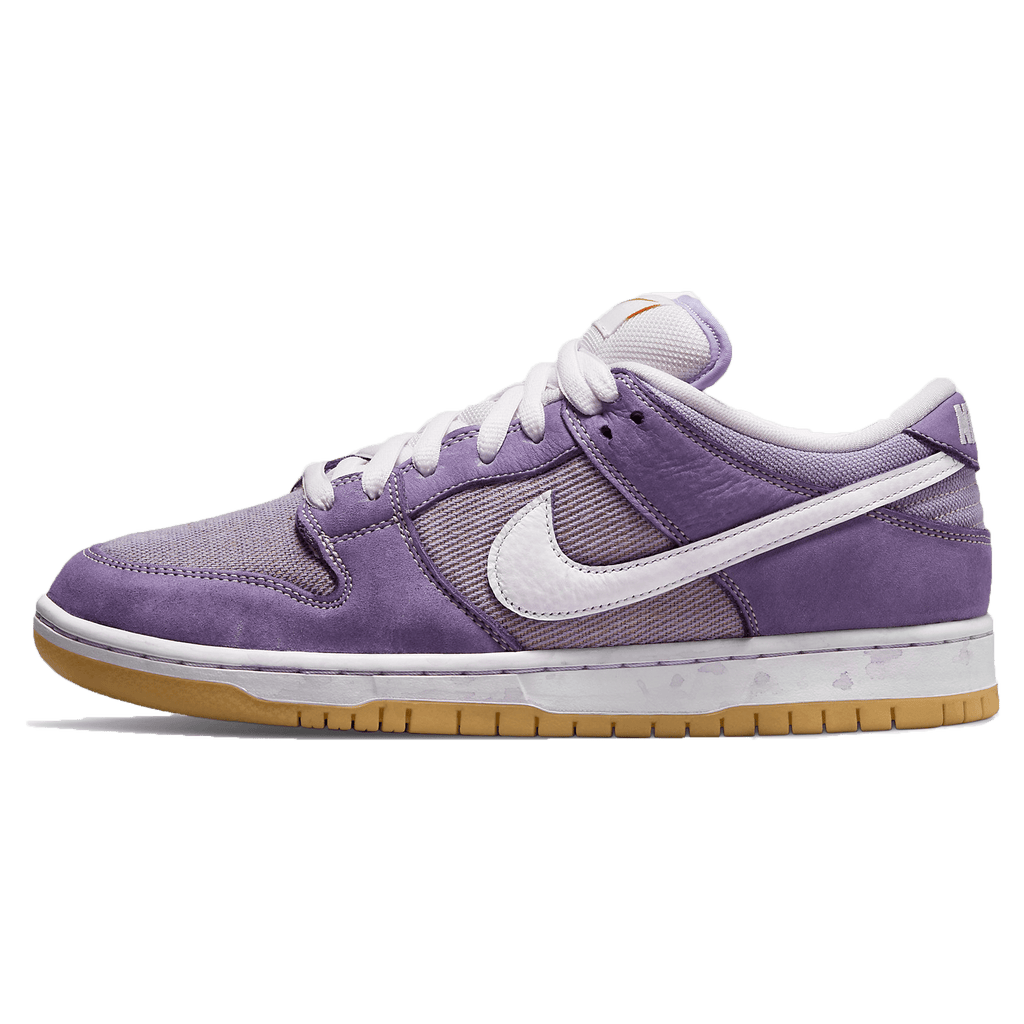 Nike Dunk Low SB 'Unbleached Pack - Lilac' — UK 3 | EU 35.5 | US 3.5 — Front View