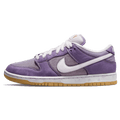 Nike Dunk Low SB 'Unbleached Pack - Lilac' — UK 3 | EU 35.5 | US 3.5 — Front View
