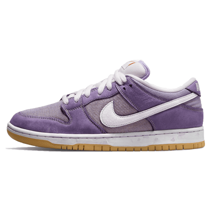 Nike Dunk Low SB 'Unbleached Pack - Lilac' — UK 3 | EU 35.5 | US 3.5 — Front View